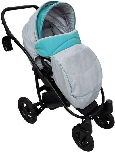 Καρότσι Μωρού Mikrus Venecia για Νεογέννητο Γκρι