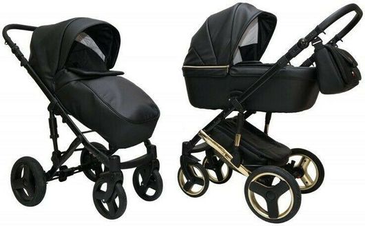 Πολυκαρότσι Mikrus 3 σε 1 για Νεογέννητο Μαύρο