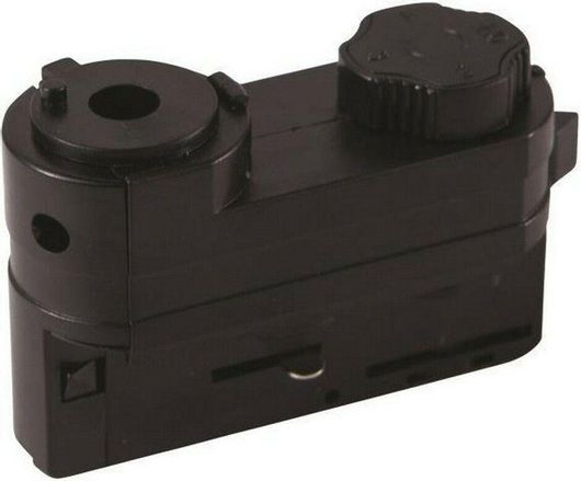 Αντάπτορας Ράγας Eurolamp 145-55181 4 Γραμμών με Καλώδιο Μαύρο