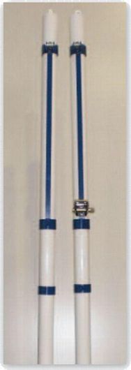 Στυλοβάτες Volley Sportstore Μεταλλικοί με Ρυθμιζόμενο Μηχανισμό Υψους Φ90