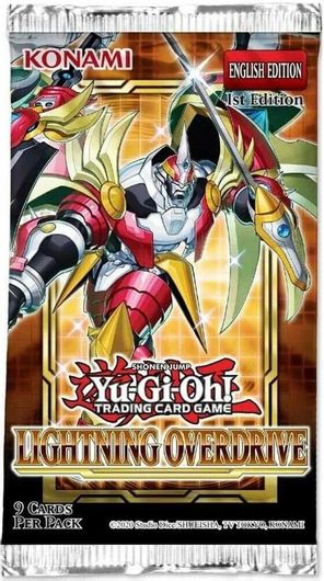 Trading Card Game Konami Yu-Gi-Oh!: Lightning Overdrive 9 Cards Booster 1st Edition English