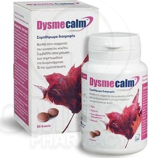 Becalm Dysmecalm Συμπλήρωμα για την Εμμηνόπαυση 60 Ταμπλέτες