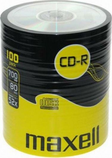 CD-R Maxell 624037-40-TE 52x 0.7GB 100τμχ