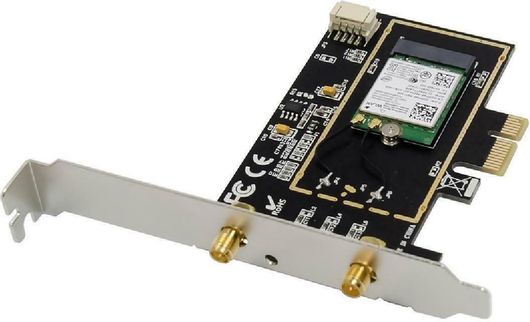 Κάρτα Δικτύου Powertech Ασύρματη Wi‑Fi 5 PCI-e