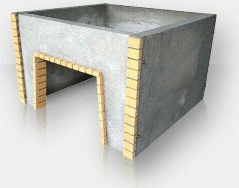 Χτιστό Barbeque wd5275 Βάση Πάγκου 135×82×78cm