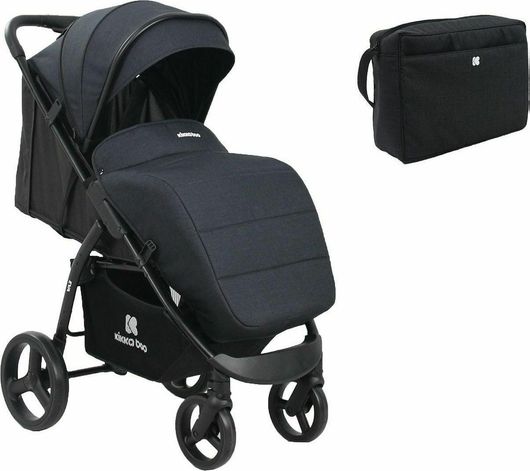 Καρότσι Kikka Boo Κλασικό Pushchair Eva από 6 Μηνών Μαύρο