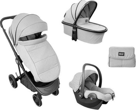 Πολυκαρότσι Kikka Boo 3 Σε 1 Cherie Από Νεογέννητο Γκρι