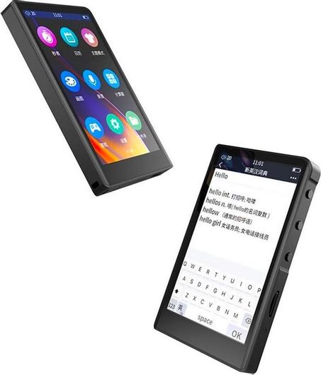 MP4 Player Ruizu Η9 16GB με IPS Οθόνη Αφής 3.8" Μαύρο