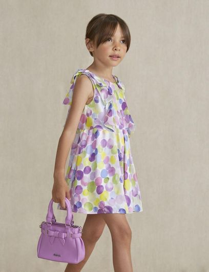 Τσάντα Abel & Lula Φιόγκος Ώμου Λιλά