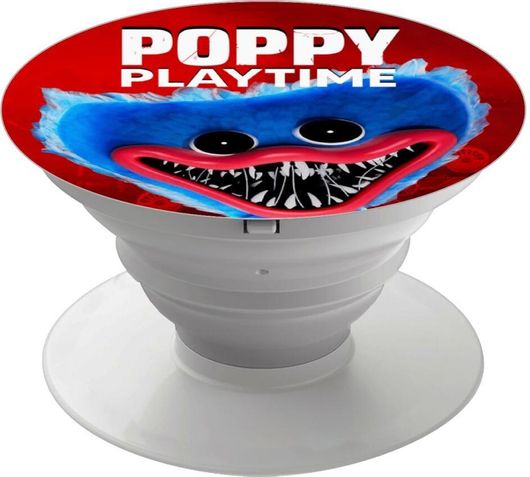 Pop Holder koupakoupa Poppy Playtime Huggy wuggy με Λευκή Βάση