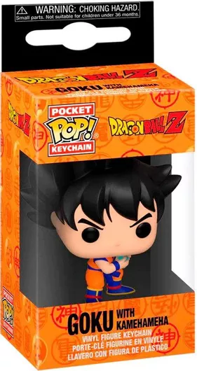 Funko Pocket Pop! Keychain Animation: Dragon Ball Z - Goku with Kamehameha