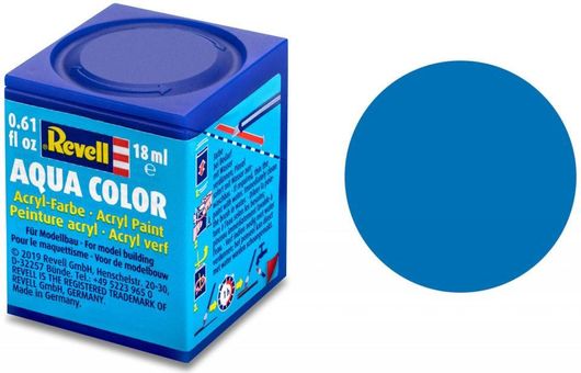 Χρώμα Μοντελισμού Revell 36156 18ml Aqua Blue Mat