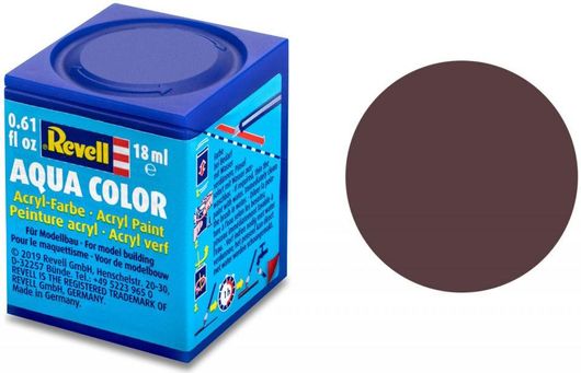 Χρώμα Μοντελισμού Revell 36184 18ml Aqua Leather Brown Mat