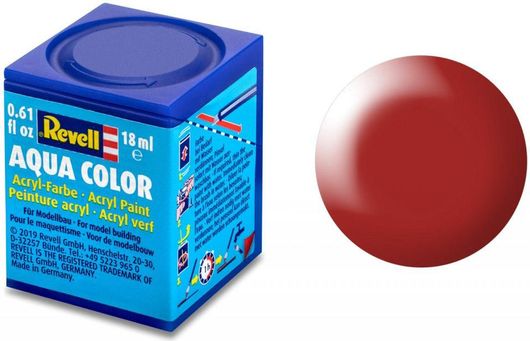 Χρώμα Μοντελισμού Revell 36330 18ml Aqua Fiery Red Silk