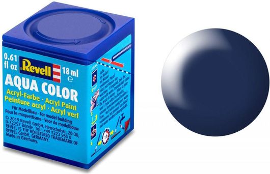 Χρώμα Μοντελισμού Revell 36350 18ml Aqua Dark Blue Silk