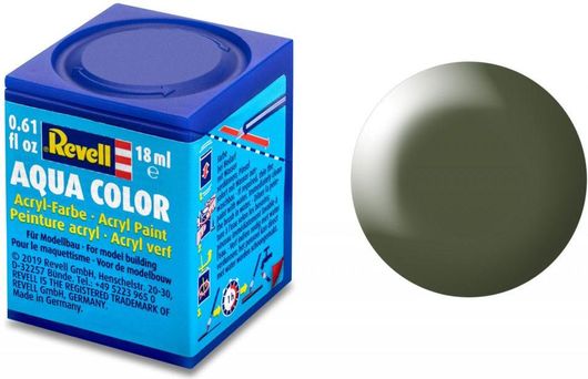 Χρώμα Μοντελισμού Revell 36361 18ml Aqua Olive Green Silk