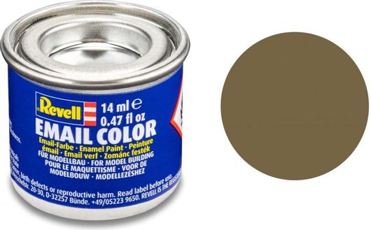 Χρώμα Μοντελισμού Revell 32186 Email Color 14ml Olive Brown Mat