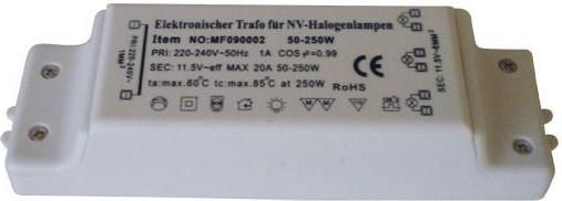 Μετασχηματιστής Giako 174090003 250W 12V για Λάμπες Λευκό