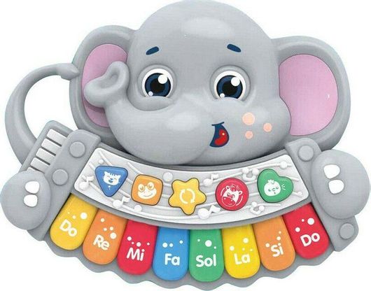 Πιάνο Ελεφαντάκι Συρόμενο 70707734 Για 18+ Μηνών