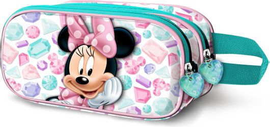Κασετίνα Minnie 3D Διπλή Διαμάντια Πολύχρωμο