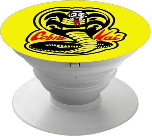 Pop Holder koupakoupa Cobra Kai Yellow με Λευκή Βάση
