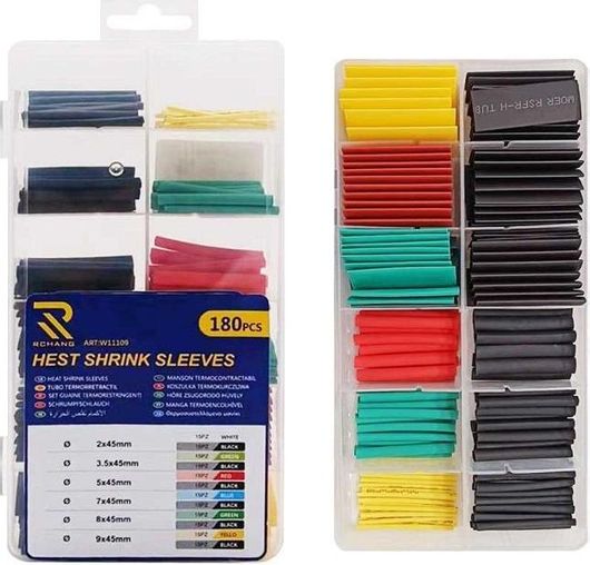 Θερμοσυστελλόμενα Καλώδια 672922 Κασετίνα 180τμχ
