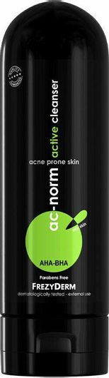 Υγρό Καθαρισμού Προσώπου Frezyderm Ac-Norm Active Cleanser για Ακνεϊκές Επιδερμίδες 200ml