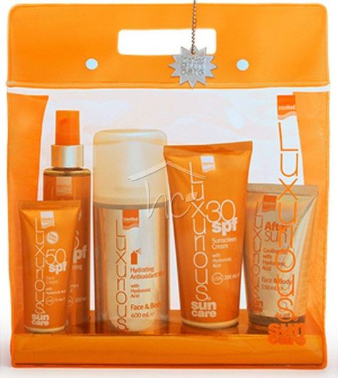 Σετ Αντηλιακών Intermed Luxurious Sun Care High Protection με Υαλουρονικό Οξύ 4τμχ
