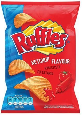 Πατατάκια Tasty Foods Ruffles Ketchup 105gr