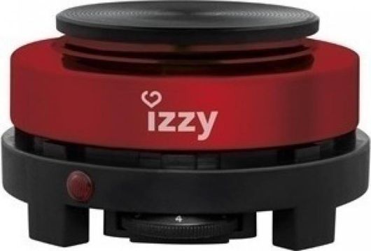 Επιτραπέζια Εστία Izzy Q105 222917 Ηλεκτρική Μονή Spicy Κόκκινο