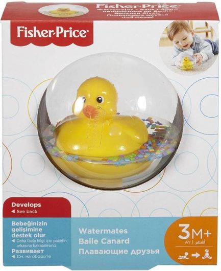 Μπαλίτσα Fisher Price DVH21 με Παπάκι Για 3+ Μηνών