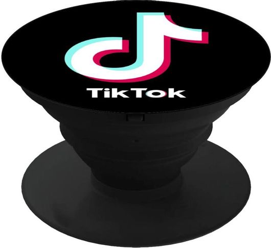 Pop Holder koupakoupa tik tok black με Μαύρη Βάση