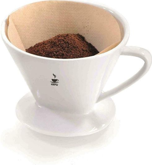Coffee Dripper Gefu Κεραμικό 12.5x10.5cm Λευκό