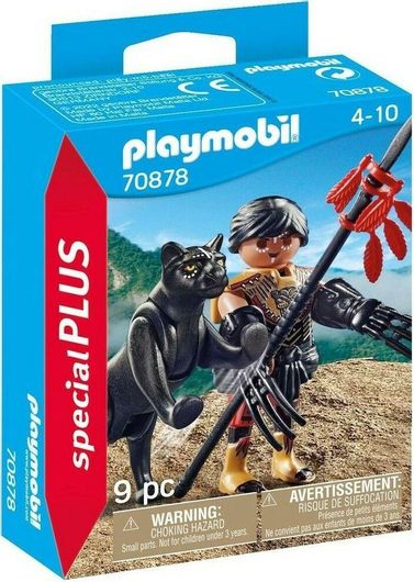 Playmobil Special Plus Πολεμιστής με Μαύρο Πάνθηρα για 4+ Ετών #70878