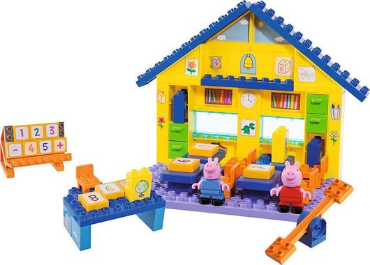 Τουβλάκια Peppa Pig School 87 Pcs 18+ Μηνών