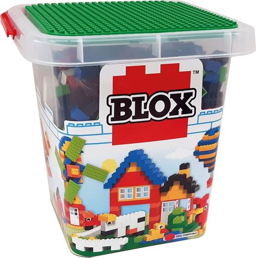 Τουβλάκια Unico Σε Κουβαδακι 500 τμχ Blox 18+ Μηνών