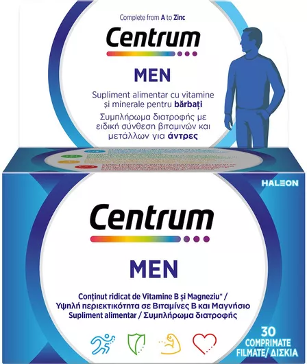Centrum Βιταμίνη για Ενέργεια & Ανοσοποιητικό 30 Ταμπλέτες