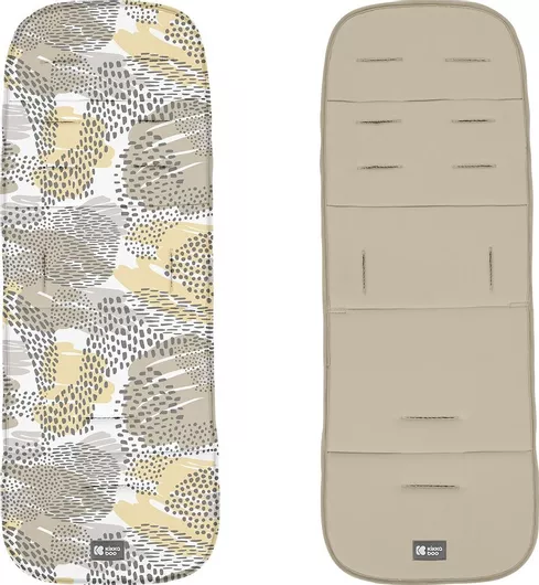 Κάλυμμα Καροτσιού Kikka Boo Memphis Διπλής Όψης 32x82x1.5cm Μπεζ