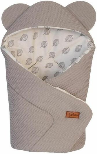 Κουβέρτα Καροτσιού Tesoro Waffle Μπεζ