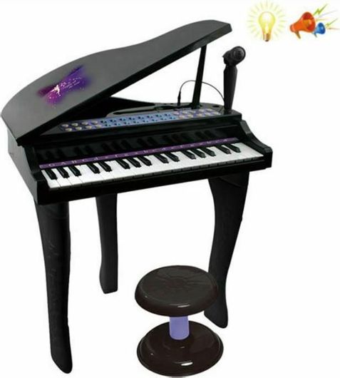 Πιάνο Perfectoys 88022B με 37 Κλειδιά με Ουρά & Σκαμπό για 3+ Ετών