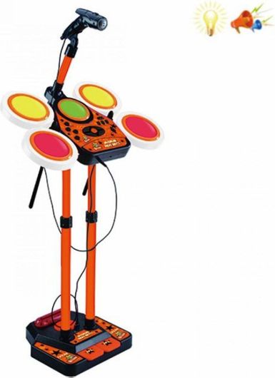 Σετ Ντραμς Perfectoys Ηλεκτρονικό με Φωτά & Ήχους για 3+ Ετών