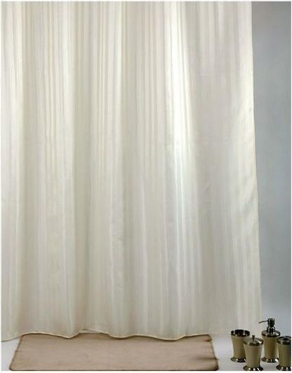 Κουρτίνα Μπάνιου Import Hellas Rigone Υφασμάτινη 180x200cm Μπεζ