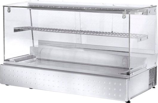 Ψυχόμενη Βιτρίνα Niki Inox BI RE 110 Συντήρησης 68x68cm