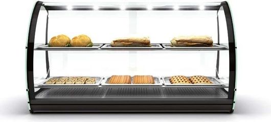 Θερμαινόμενη Βιτρίνα Sayl Honda Επιτραπέζια 51x110x63.5cm