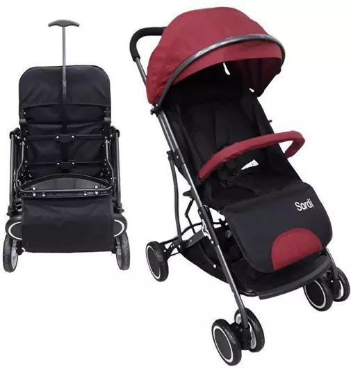 Καρότσι Μωρού Beboulino Sordi για 6+ Μηνών Κόκκινο