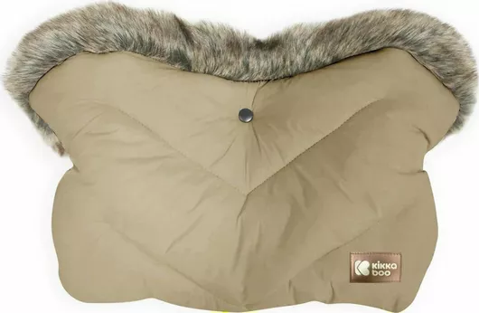Γάντια Καροτσιού Kikka Boo Hand Muff Luxury Fur Μπεζ