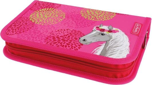 Σχολική Κασετίνα Herlitz 563065 Bloomy Horse Γεμάτη Ροζ