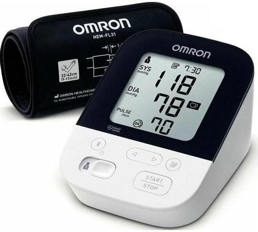 Omron M4 Intelli IT Ψηφιακό Πιεσόμετρο Μπράτσου με ανίχνευση Αρρυθμίας & Bluetooth HEM-7155T-EBK