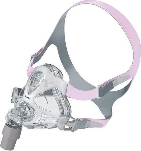 Στοματορινική Μάσκα ResMed Quattro FX για Cpap & Bipap For Her M Ροζ