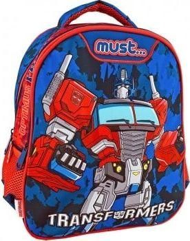 Σχολική Τσάντα Νηπίου Must 483212 27x10x31cm 2 Θήκες Transformers Μπλε